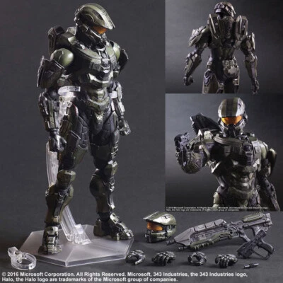 Halo 5: Guardians Play Arts Kai Master Chief Posable Boxed Action Figure Figma - Image 1 of 4