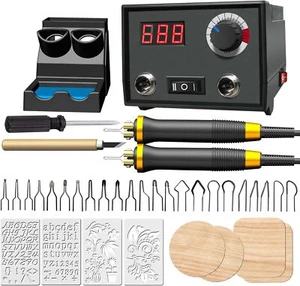 Wood Burning Tool, Wood Burner kit Pen 25~750℃, Wood Burning kit with Digital... - Picture 1 of 2