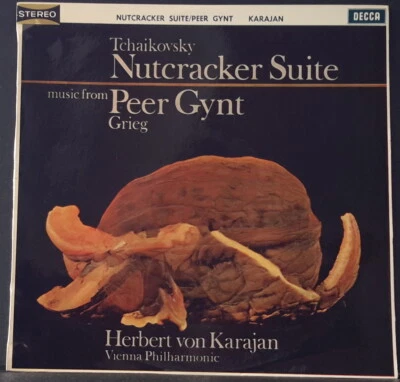 DECCA SXL 2308 ED 1 AUS TCHAIKOVSKY NUTCRACKER GRIEG PEER GYNT KARAJAN VPO LP - Image 1 of 3
