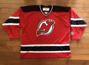 Vintage KOHO New Jersey Devils NHL Hockey Jersey Red Blank XXL Authentic - Picture 1 of 12