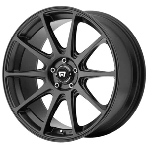 17x8 +38 Motegi MR127 CS10 5x4.5 Satin Black Wheels (Set of 4) - Picture 1 of 3