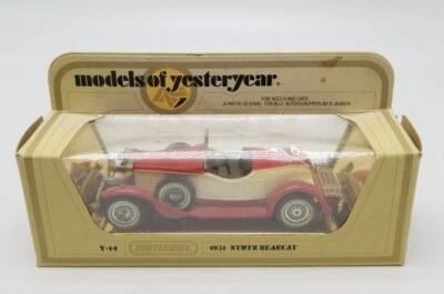 Matchbox Models of Yesteryear 1931 STUTZ BEARCAT Y-14 Red / White In Box 1978 - Image 1 of 4