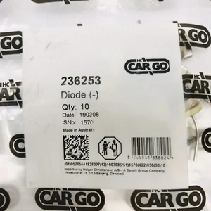 LOT OF 10 HC CARGO 236253 DIODE (-)  - Picture 1 of 5