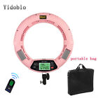 With LCD Screen FE480II 96W LED Ring Light Video Studio Makeup Lamp&Carrying Bag