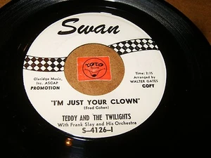 TEDDY AND THE TWILIGHTS - I'M JUST YOUR CLOWN - BIMINI/ LISTEN - DOO WOP POPCORN - Bild 1 von 2