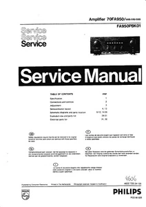 Service Manual-Anleitung für Philips FA 950 - Picture 1 of 1