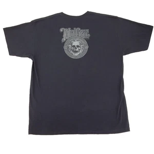 Tribal Gear T Shirt Mens Large Black Streetwear Graffiti Gear Tattoo Skull Urban - Picture 1 of 6