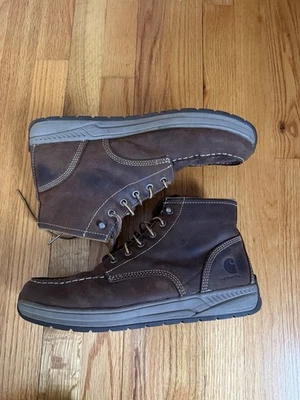 Botas de Trabajo Carhartt Moc Puntera Cuña Chukka Punta Suave Marrón CMX4023 Para Hombres Talla 11.5 W Foto 1 de 4