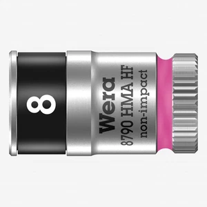 Wera 003723 8790 HMA HF Zyklop Socket, 1/4" Drive with Holding Function - 8.0mm - Picture 1 of 1