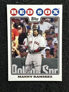 Manny Ramirez #200 2008 Topps Béisbol Cantidad Boston Red Sox - Imagen 1 de 2