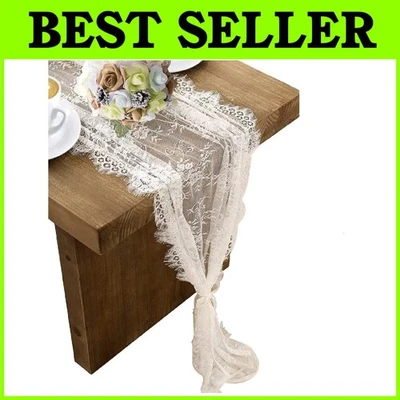 Vintage Rustic Embroidered Table Runner Bundle - Image 1 of 4
