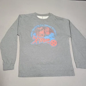 X-Men Sweatshirt Herren Large grau Rundhals Pullover Marvel Grafik Xavier Schule - Bild 1 von 8