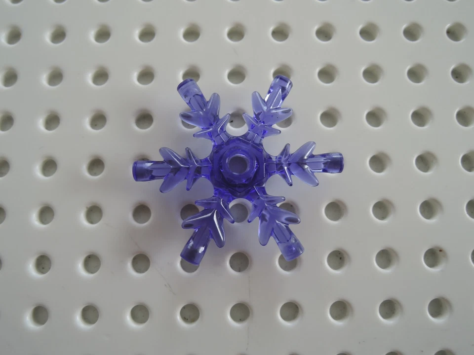 Lego 1 x Eiskristall Schneeflocke x789 42409 transparent dark purple   4x4 - Bild 1 von 1