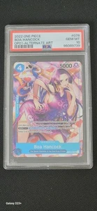 ONE PIECE Boa Hancock Character OP01-078 Parallel Super Rare PSA Gem Mint 10 #1 - Picture 1 of 3