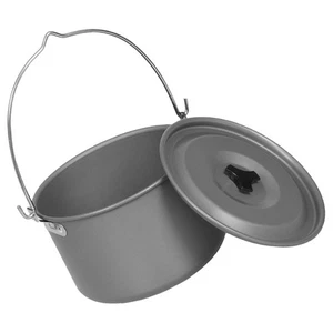 Open Fire Cooking Equipment Camping Cookware Pot Coffee Aluminum - Picture 1 of 12