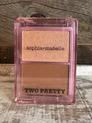 Sophia + Mabelle Two Pretty Bronzer/Highlighter Duo “Sunlit Sand” — MSRP = $22 - Image 1 of 2