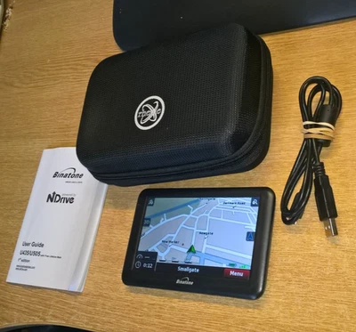 Binatone U505 5 Inches Sat Nav- UK, ROI & Belgium Maps - Image 1 of 4