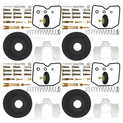 4pcs FOR Kawasaki Concours ZG1000 1986-06 Carburetor Repair Kit Diaphragm Float Foto 1 de 4