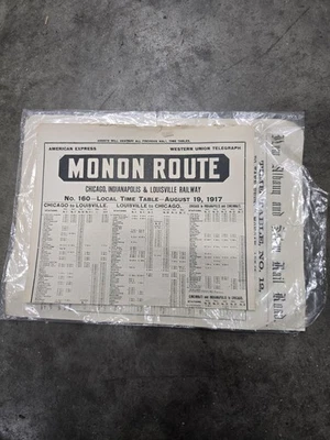 Железнодорожная реклама Monon - Изображение 1 из 3