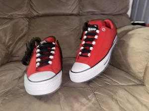 Converse Puff Taylor Ox A14725C Red/White/Black Size 13 Men's Sneakers - Picture 1 of 8