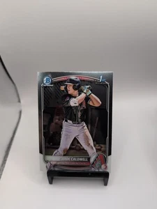 2025 Bowman Baseball 1st Chrome #BCP-23 Slade Caldwell - Arizona Diamondbacks - Picture 1 of 2
