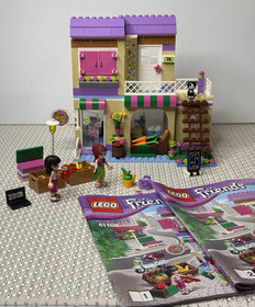 Lego Friends 41108 Heartlake Food Market Complete w/ Manuals ** NO BOX**