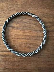 GEORG JENSEN bangle twist 17A sterling silver from Denmark - Picture 1 of 7