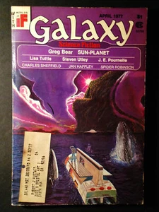 Galaxy Science Fiction Magazine April 1977 Volume 38 #2 Bear Tuttle Utley - Picture 1 of 5