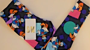 NWT LuLaRoe Disney Kids' S/M DONALD DUCK Leggings in MIDNIGHT BLUE *Rare* - Picture 1 of 2
