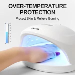 Rechargeable UV LED Nail Lamp, 60W Nail Lamp Professional Nail Dryer with 4 T... - Picture 1 of 8