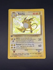 Raichu – Base Set 1st Edition – German – #014/102 - Picture 1 of 2