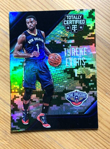 2015-16 Panini Totally Certified Tyreke Evans Mirror Camo 15/25 #76