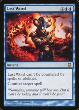1 x MTG NM Last Word Darksteel Rare