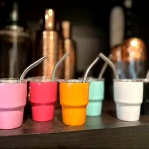 Mini Double-Wall Insulated Stainless Steel Espresso Cup – 2oz - Picture 1 of 3