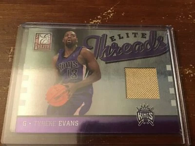 Camiseta deportiva Tyreke Evans 2009 Donruss Elite RC Elite Threads reliquia 92/99 Foto 1 de 2