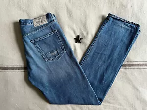 Jeans Stone Island 34 33 denim blu cotone autentico ottimo spedizione gratuita uk - Foto 1 di 23