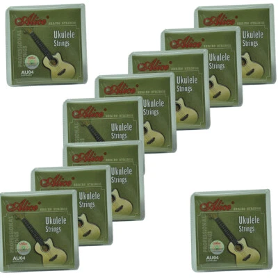 10 Sets Alice AU04 SOPRANO Ukulele Strings Clear Nylon Warm & Bright Tone  - Image 1 of 4