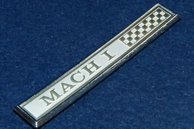 1969 1970 Ford Mustang Interior Dash MACH 1 Emblem OEM C9ZB-A - Изображение 1 из 4