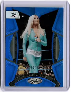 Torrie Wilson 2023 Panini Chronicles Certified WWE Blue #214 Legends #61/99 - Picture 1 of 2