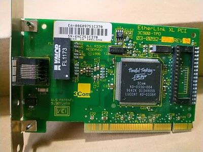 Network Card PCI  Fast Ethernet PCI 3COM EtherLink X 3C900-TPO - Non Testata  - Immagine 1 di 3