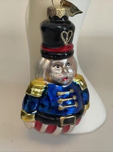 Thomas Pacconi Classics Hand Blown Glass Christmas Ornament Nutcracker 2002 - Picture 1 of 11