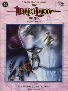 THE DRAGONLANCE SAGA BOOK FOUR VF! Vintge Graphic Novel D&D Dungeons Dragons TSR - Picture 1 of 2
