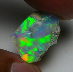 Natural White Opal Rough 5.90 CTS, Ethiopian Welo Opal Raw Gemstone For Jewelry - Picture 1 of 23