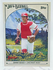 2023 Topps x Bob Ross JOHNNY BENCH The Joy Of Baseball Card #87 Reds HOF
