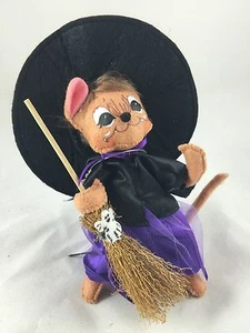 ANNALEE 6" HALLOWEEN PURPLE WITCH MOUSE- NEW with TAG 2010 75th Anniv.  (3376) - Picture 1 of 3