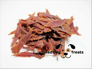 DriedDogTreats Chewy Duck Chewable Breast Strips Chews Treats Snacks Healthy - Picture 1 of 1