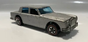 HOT WHEELS 1969 REDLINE ROLLS ROYCE SILVER SHADOW HK GREY ENAMEL - Picture 1 of 10