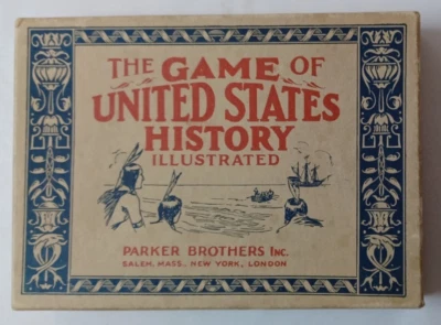 Vinage 1903 PB 美国历史游戏插图带原装盒 — 第 1/4 张图片