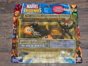 ToyBiz Marvel Legends Showdown 2006 (Ghost Rider) & Motorcycle Rider Pack NEW - Picture 1 of 2