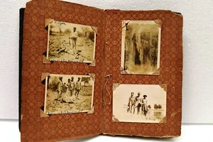 Vintage Tiger Shikar Hunting Photo Album Royal Family Get Together Collectibles" - Picture 1 of 14